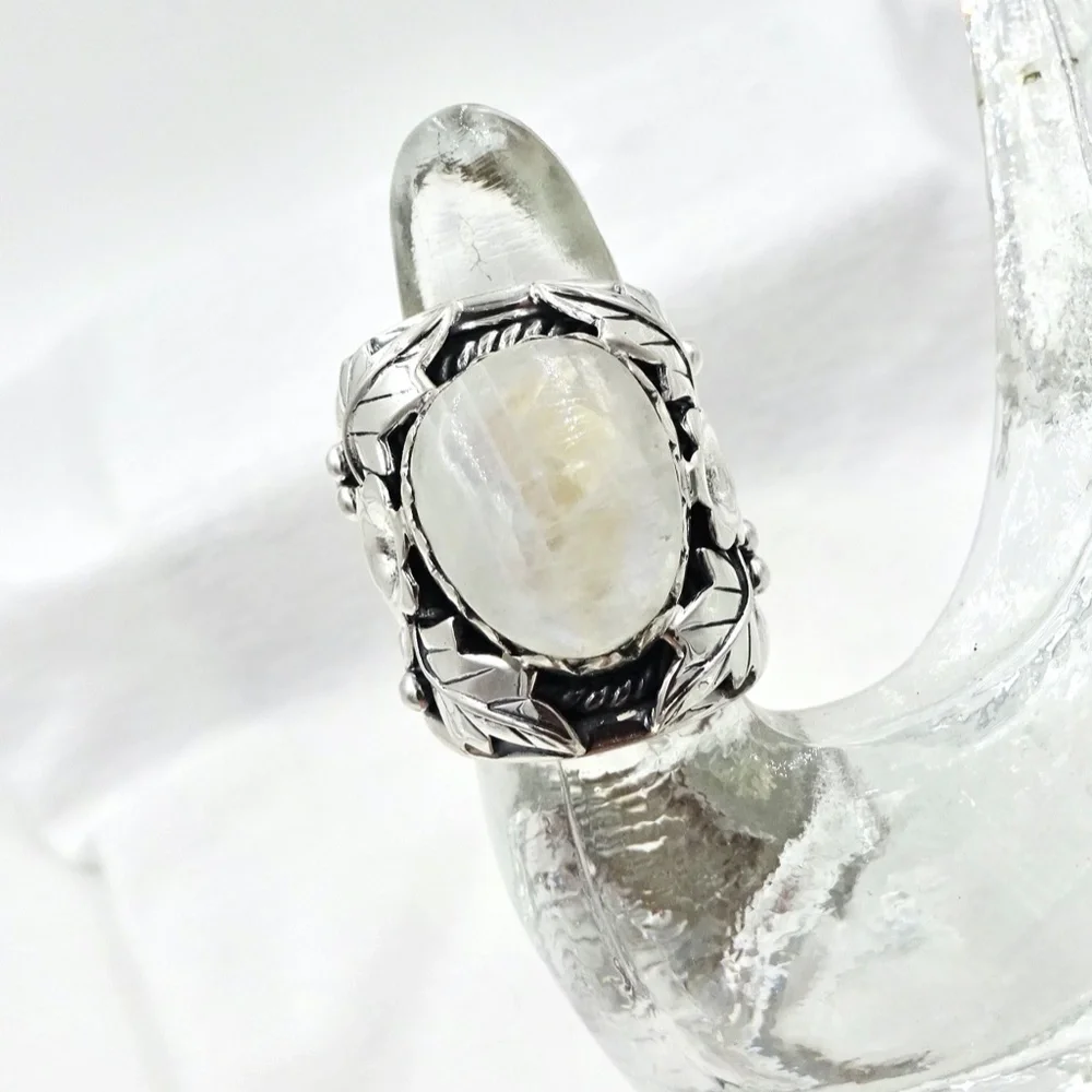 ARYA STERLING SILVER RING Angel Aura Opal Quartz